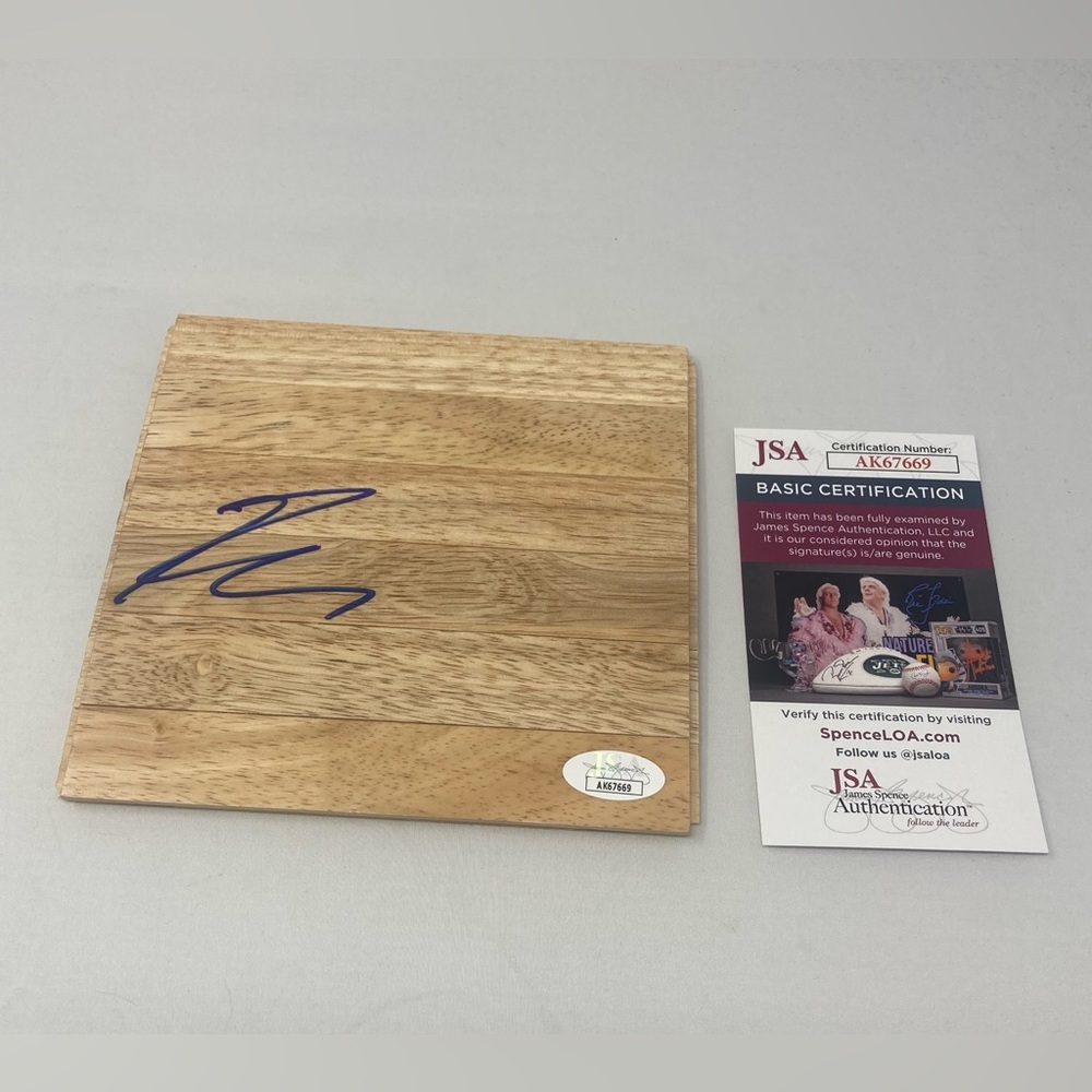 Robert Williams signed 6x6 Floor Portland Trail Blazers Texas A&M Aggies JSA COA